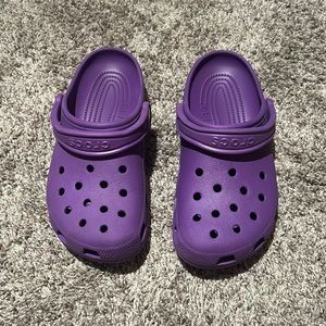 Purple Crocs Clogs